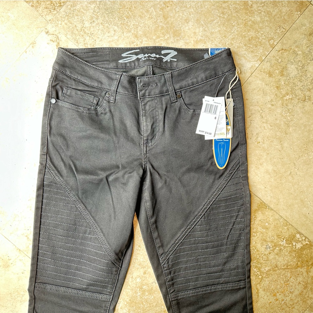 Seven7 Black Skinny Jeans Brand NWT Luxury Skin-Fit Ultra Soft Super Stretch